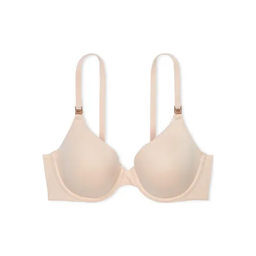 Victoria's Secret Body By Victoria Lightly Lined Full-Coverage Lace-Trim/M Bra Women's Almond Candy