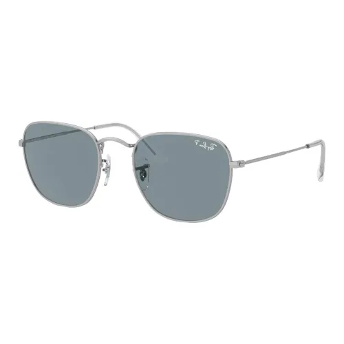 RayBan Metal Oval Sunglasses Men's Gray