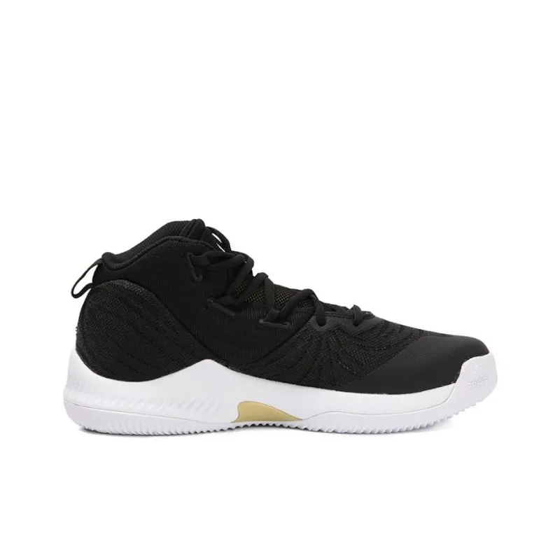 Adidas D Rose Dominate Anti-Slip Wear-Resistant Mid-Top Basketball Shoes Men's Black-1