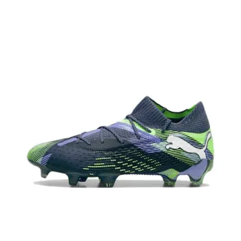 PUMA FUTURE 7 ULTIMATE Soccer Shoes Women's Low Top Dark Gray/Purple/Green/White