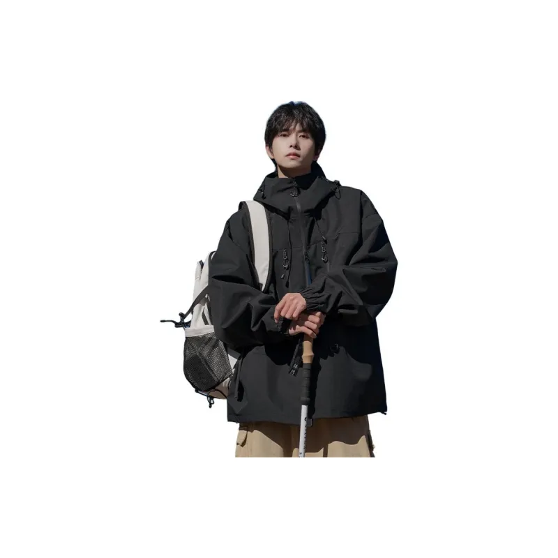 Warrior Huichao Riding The Wind Collection Waterproof And Windproof To Keep Warm Windbreaker Jacket Unisex-19