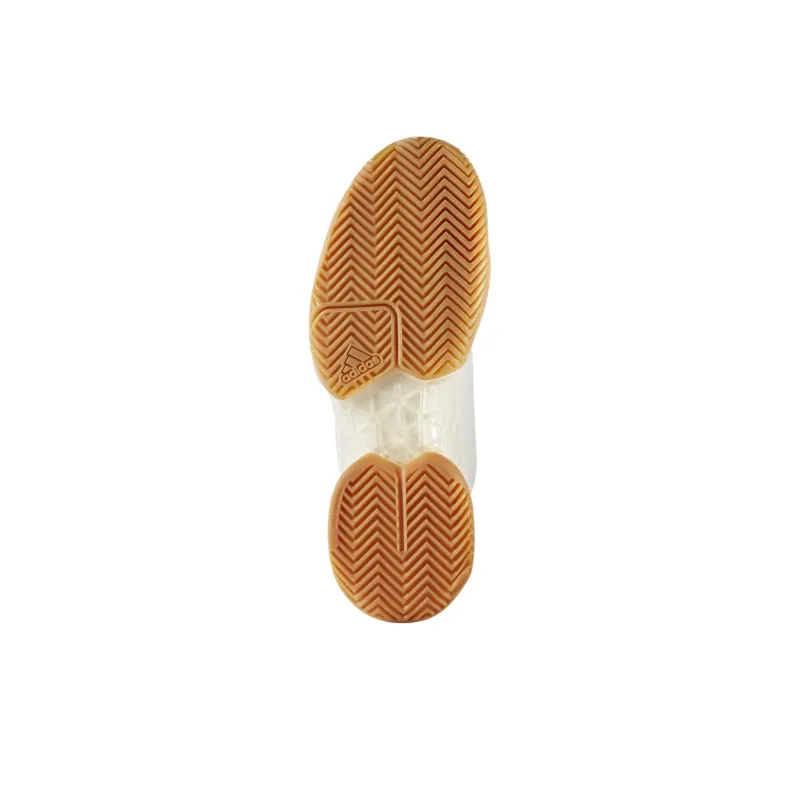 Adidas Barricade Anti Slip Wear Resistant Low Top Tennis Shoes Men's White-3