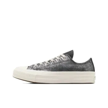 Chuck 70 Converse Low 'Suede Shimmer Vamp Pyre Black' Women's