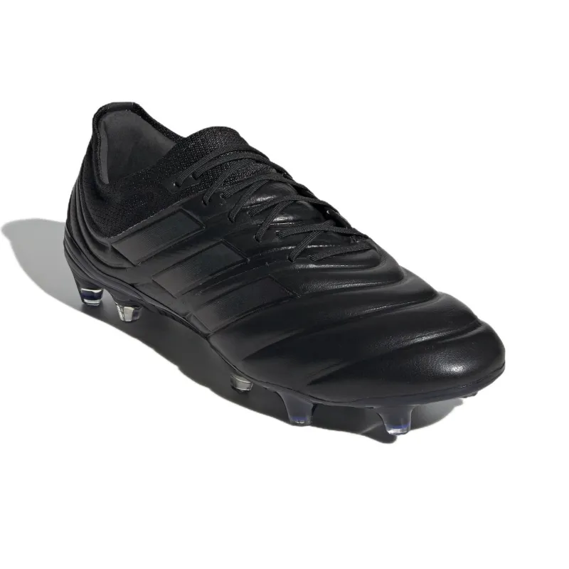 Adidas COPA 19.1 FG Rubber Long Studs Anti-Slip Wear-Resistant Soccer Shoes Men's Black-2