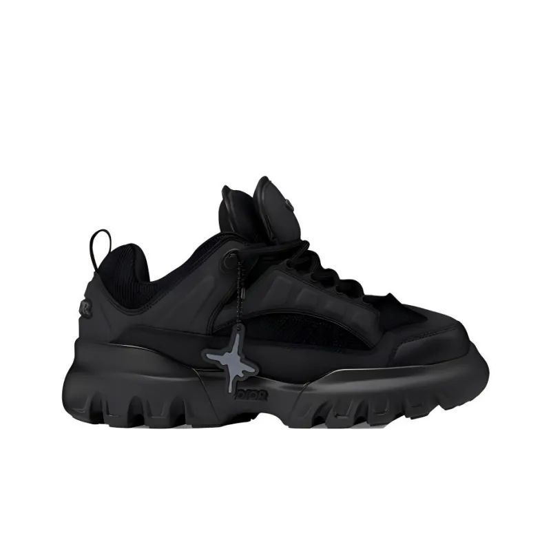 DIOR Snow Low Top Casual Shoes Men's Black Independent Numbering Limited Edition-1