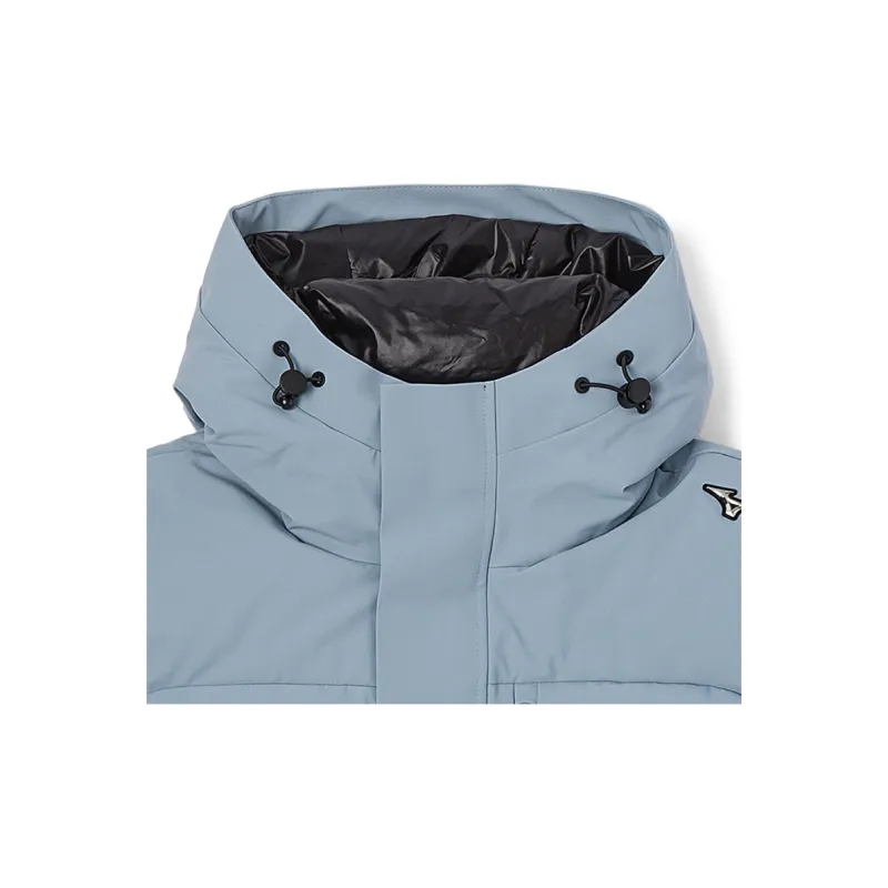 Mizuno Down Jacket Men's Light Gray Blue-2