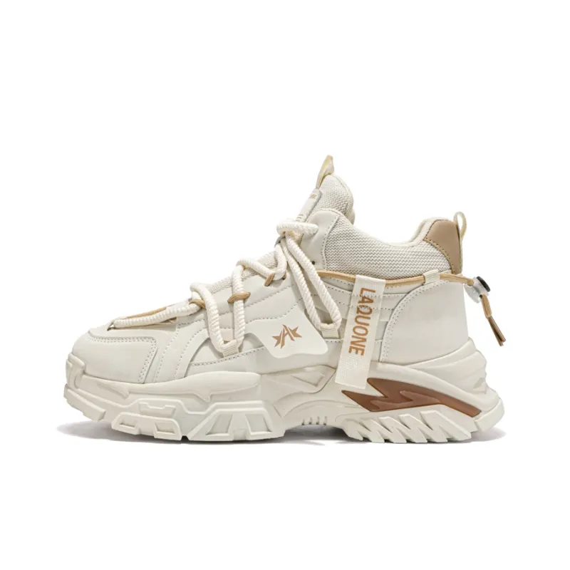 M.M Party Cushioning Wear Resistant Mid Top Chunky Sneakers Men's-8
