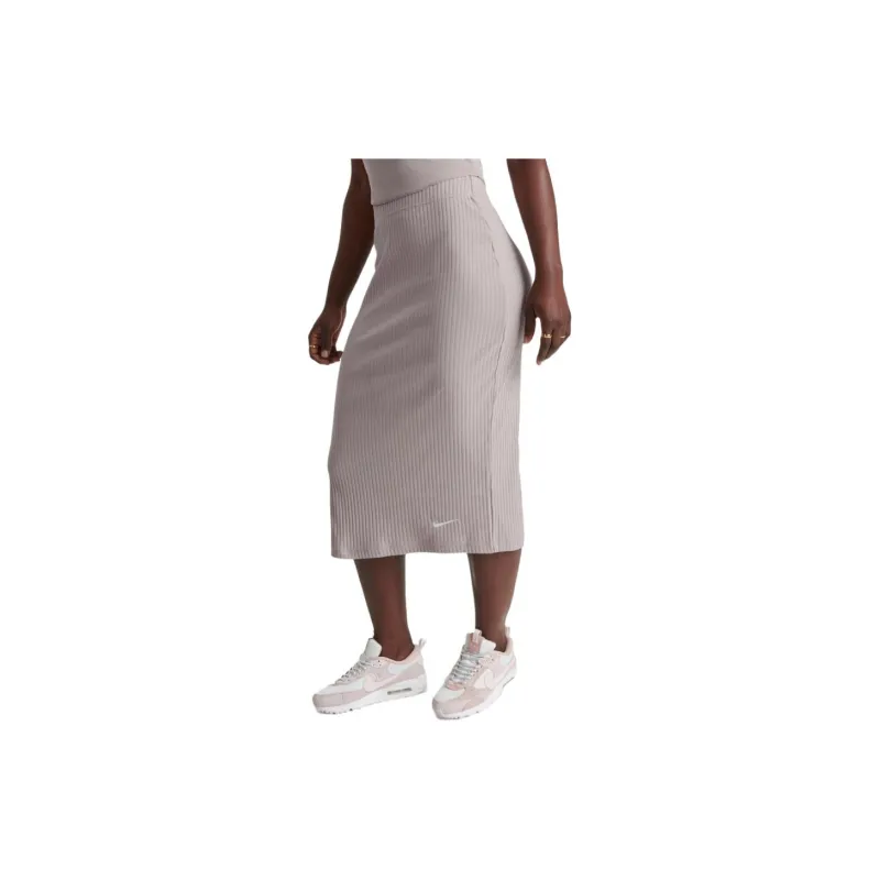 Nike Casual Long Skirts Women's Light Taupe-3