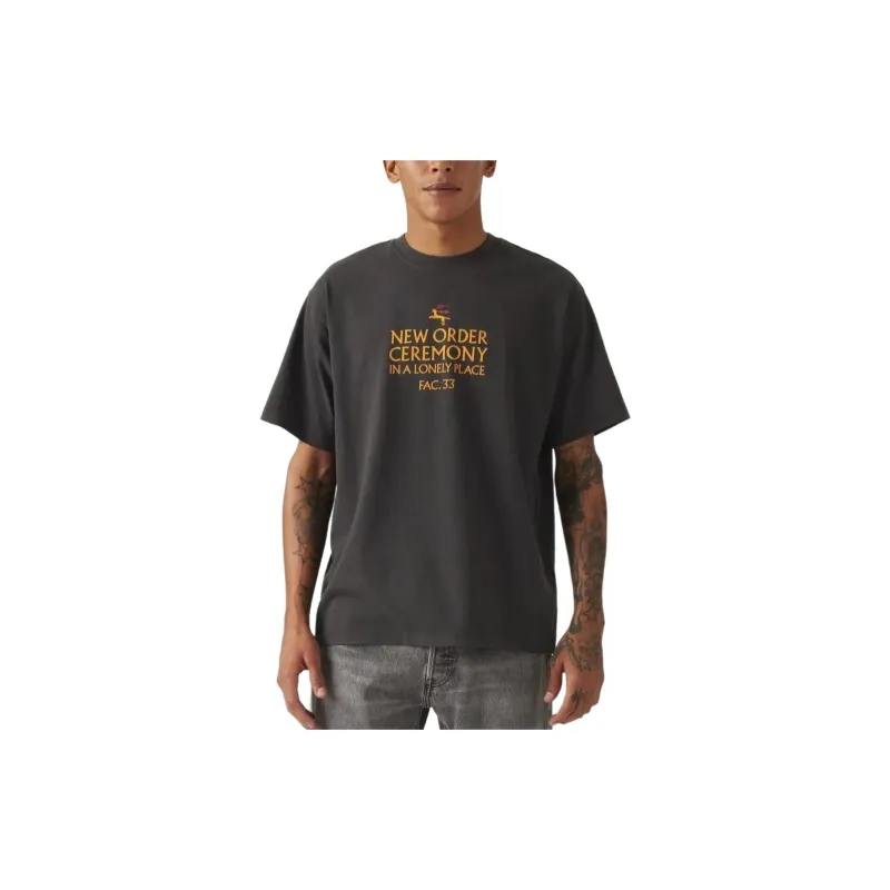 Levis New Order Collaboration T-Shirts Unisex Black-1