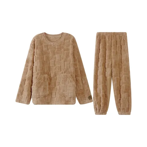 UAVAE Pajama Set Womens Apricot