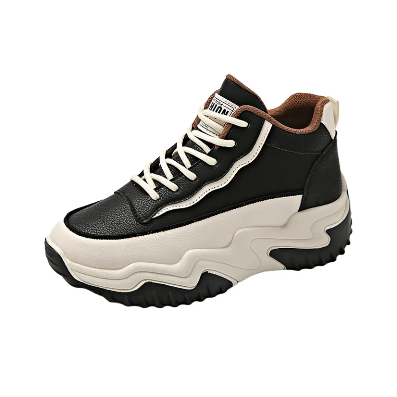 M.M Party Cushioned Wear Resistant Water Resistant High Top Chunky Sneakers Women's-5
