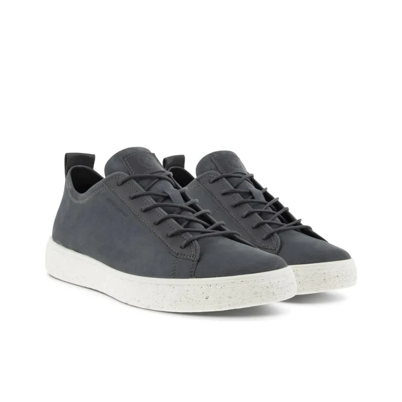 Ecco Street Tray Low-Top Skateboard Shoes Men's Gray-3