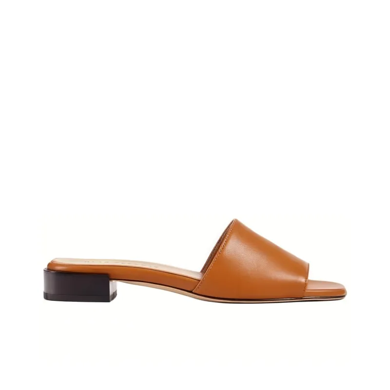 DEAR FRANCES Quiet Slide Slippers Women's Brown-1