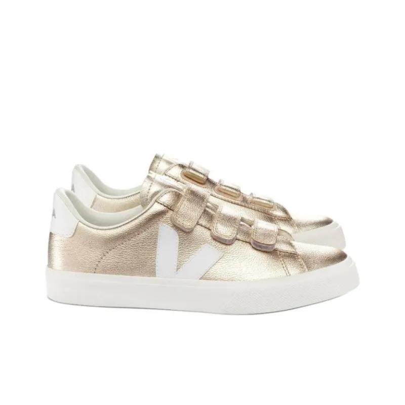 VEJA Recife Chromefree Leather 'Platine White' Women's-4