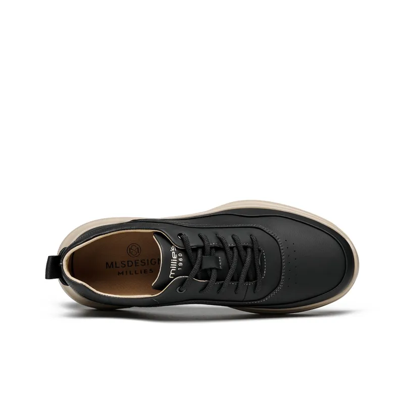 MILLIE'S Low Top Casual Shoes Men's Black-3
