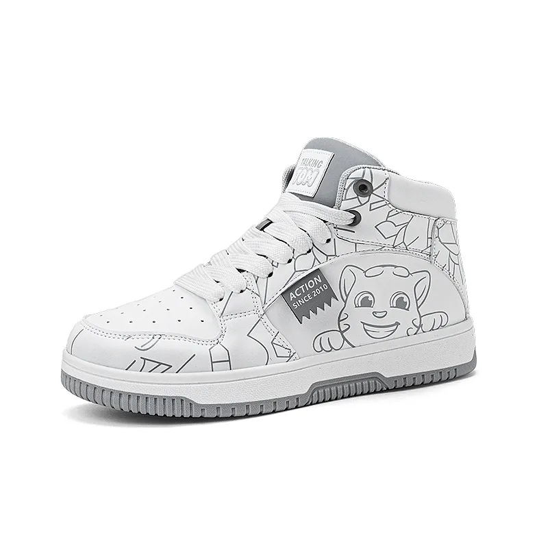 TALKING TOM Coverage Warm Slip-Resistant Cushioning Wear-Resistant Mid-Top Skateboard Shoes Unisex-2