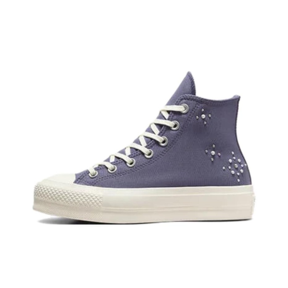 converse all star modern high top htm white white white Women s Converse Lift Platform High Pearls Studs Lavender Ash Women s 35 Cheap Rcj Jordan Outlet