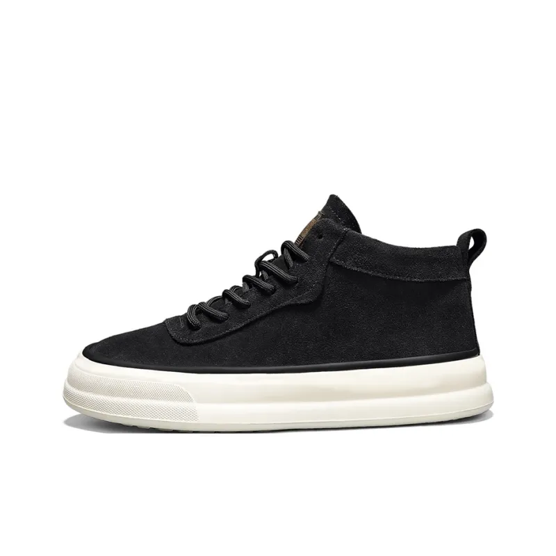M.M Party Cushioning Wear Resistant Balance Mid Top Skateboard Shoes Men's-6
