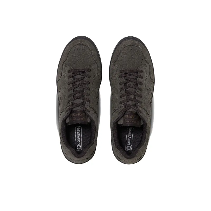 Converse Weapon Anti-Slip Wear-Resistant Low-Top Skateboard Shoes Unisex Dark Brown-3