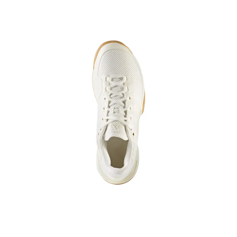 Adidas Barricade Anti Slip Wear Resistant Low Top Tennis Shoes Men's White-2