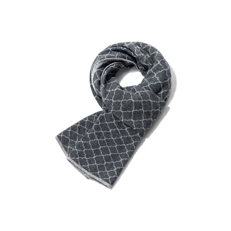 Shanghai Story 100% Sheep Wool Knit Scarves Unisex Multiple Colors-12