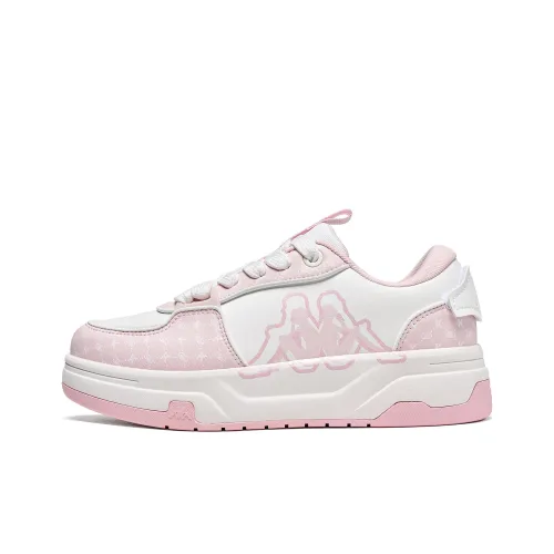 Kappa Back to Back Anti Slip And Wear Resistant Height Increasing Low Top Skateboard Shoes Women's Rose Pink