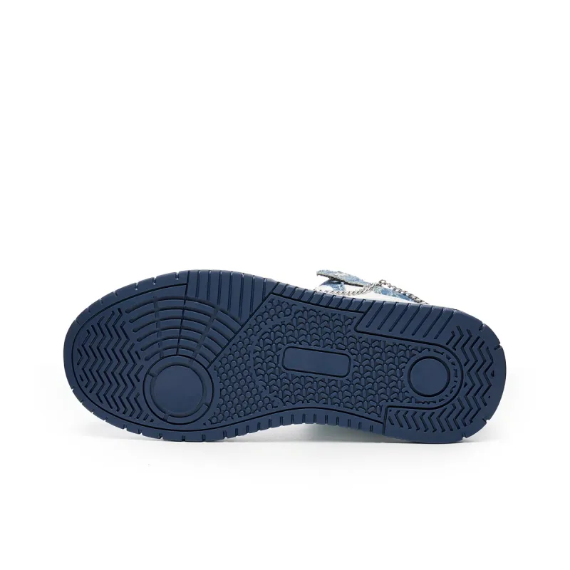 LAZY BONS Full Coverage Warm Anti Slip And Wear Resistant Breathable Height Increasing Mid Top Skateboard Shoes Unisex-3