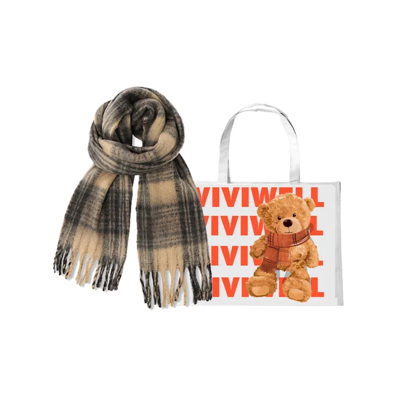 VIVIWELL Knit Scarves Unisex-15