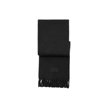 COACH Alpaca Knit Scarves Unisex Black