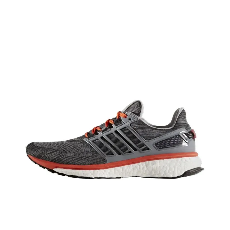 Adidas Energy Boost 3 Anti-Slip Wear-Resistant Low-Top Running Shoes Men's Gray-0