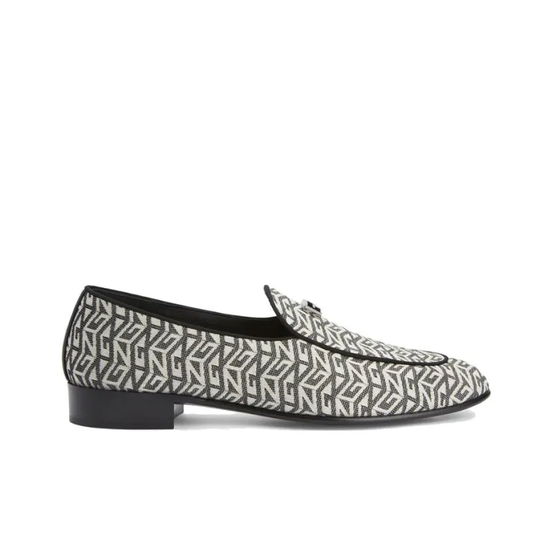 Giuseppe Zanotti Gz Rudolph Monogram-print Loafers-1