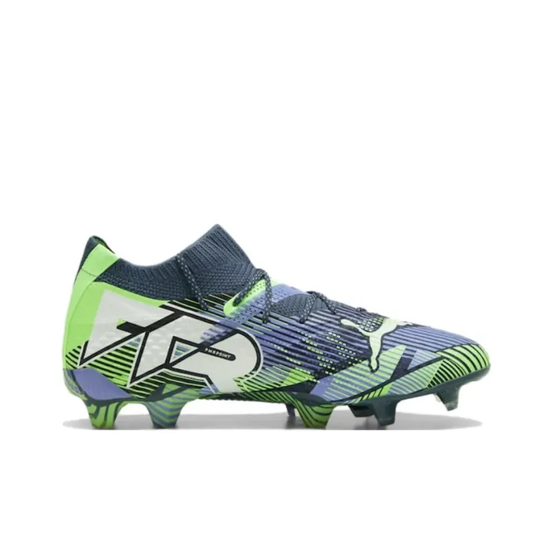 PUMA FUTURE 7 ULTIMATE Soccer Shoes Women's Low Top Dark Gray/Purple/Green/White-1