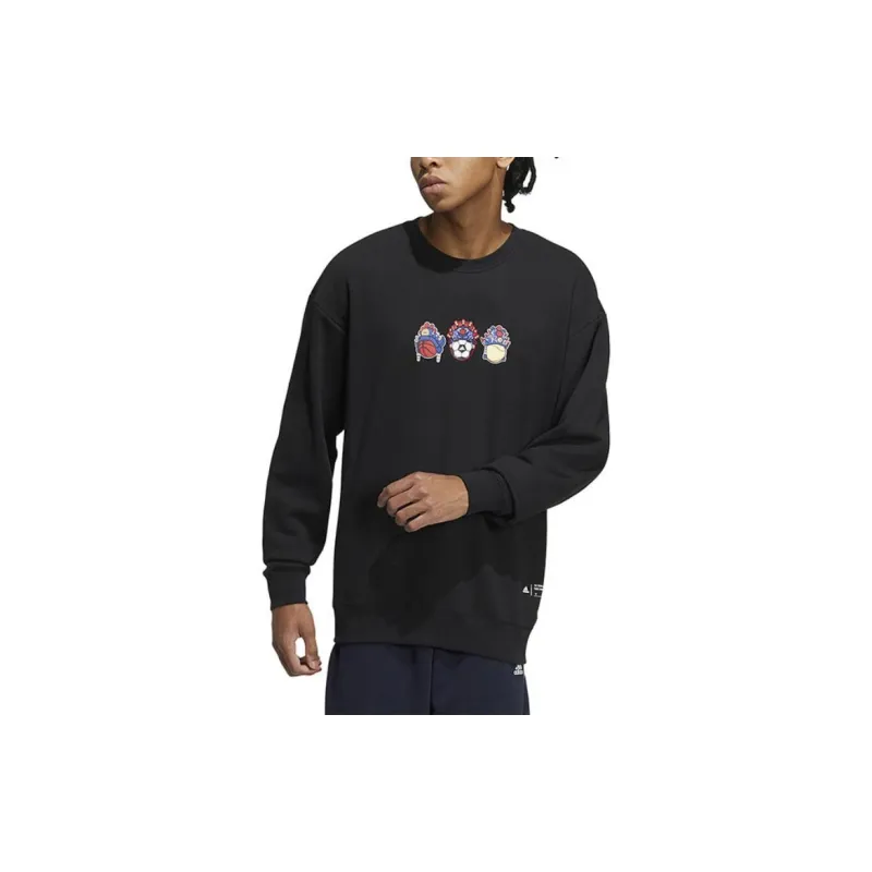 Adidas Sweatshirts Unisex Black-2