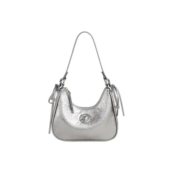 AILUXI PU Shoulder Bag Crossbody Bag Shoulder Bag Regular Women's Star Moon Silver