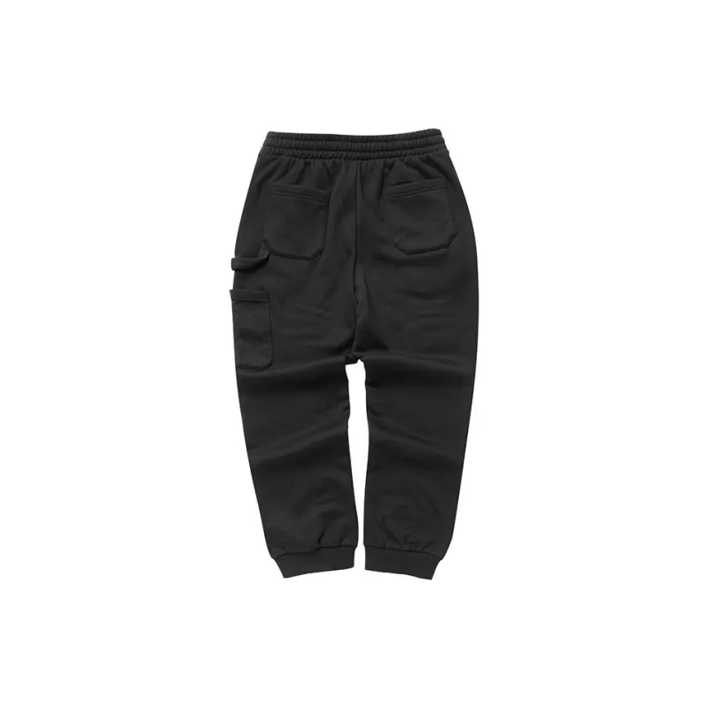 Skechers Sports Alliance Series Knitted Sweatpants Men's Charcoal Black-1