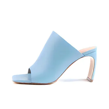 Lanvin Antibacterial Slide Slippers Women's Blue