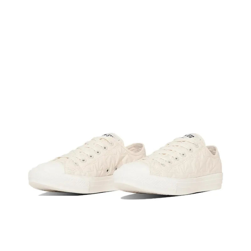 Converse All Star Light Anti Slip Wear Resistant Low Top Skateboard Shoes Unisex White-2