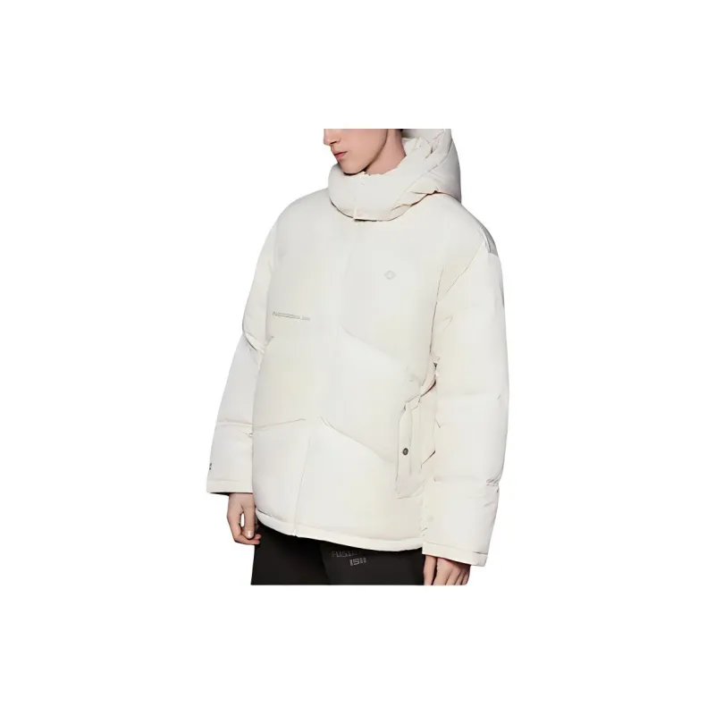 FILA FUSION FUSIONEER.1911 Down Jacket Unisex Gray Wheat-2