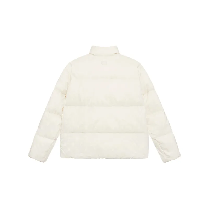 MLB MONOGRAM Collection Boston Red Sox 24FW Cropped Down Jackets Unisex Dark Cream-1