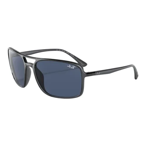 RayBan Polycarbonate Aviator Sunglasses Men's Black