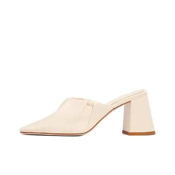DEAR FRANCES Sherry Leather Mules Women's