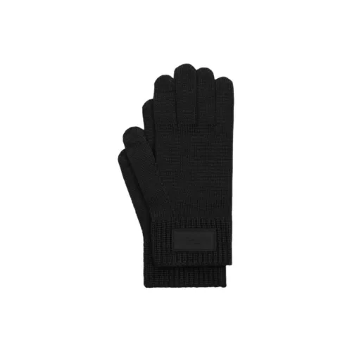 COACH Milu Wool Knit Gloves Unisex Black