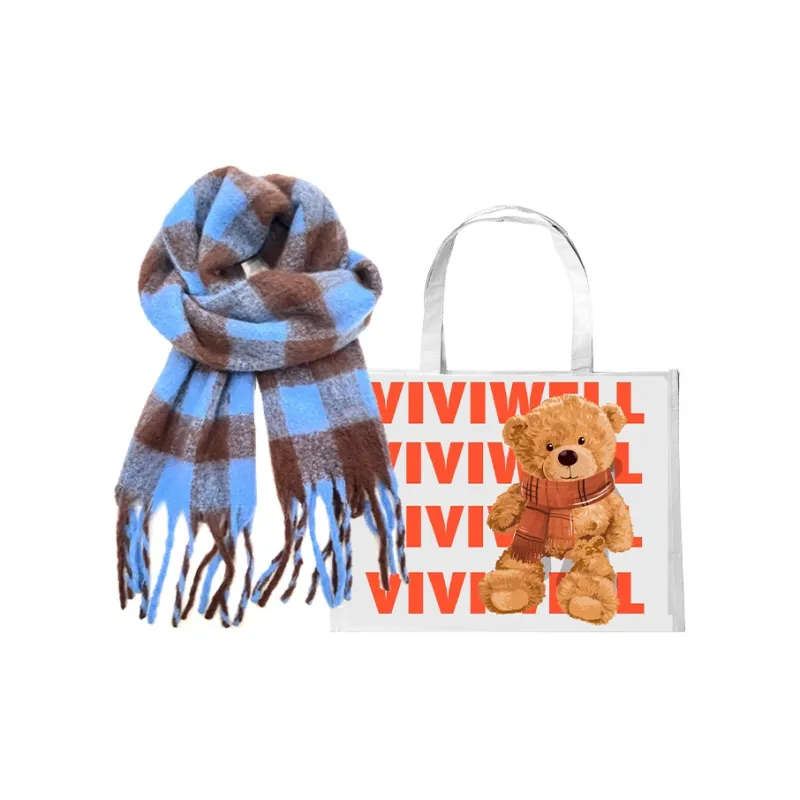 VIVIWELL Knit Scarves Unisex-3