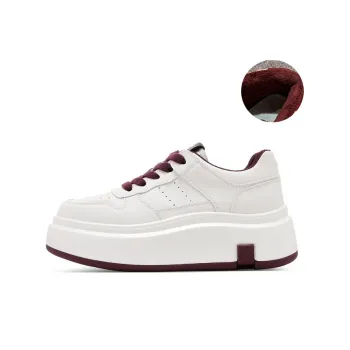 ABCYLM Comprehensive Warm Cushioning Impact Resistance Low Top Skateboard Shoes Women's