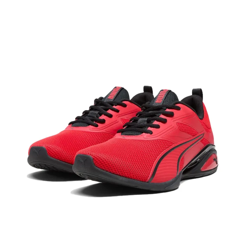 PUMA Neutron Anti Slip Wear Resistant Low Top Running Shoes Men's Red-2