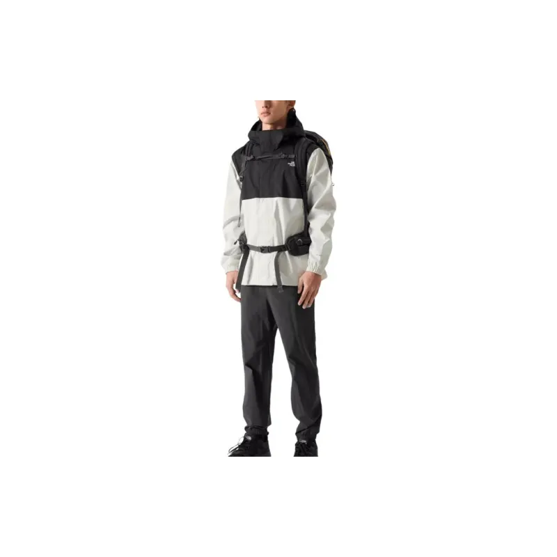 THE NORTH FACE City Outdoor Collection Windbreaker Jackets Men Cosmic Black/Dune White-4