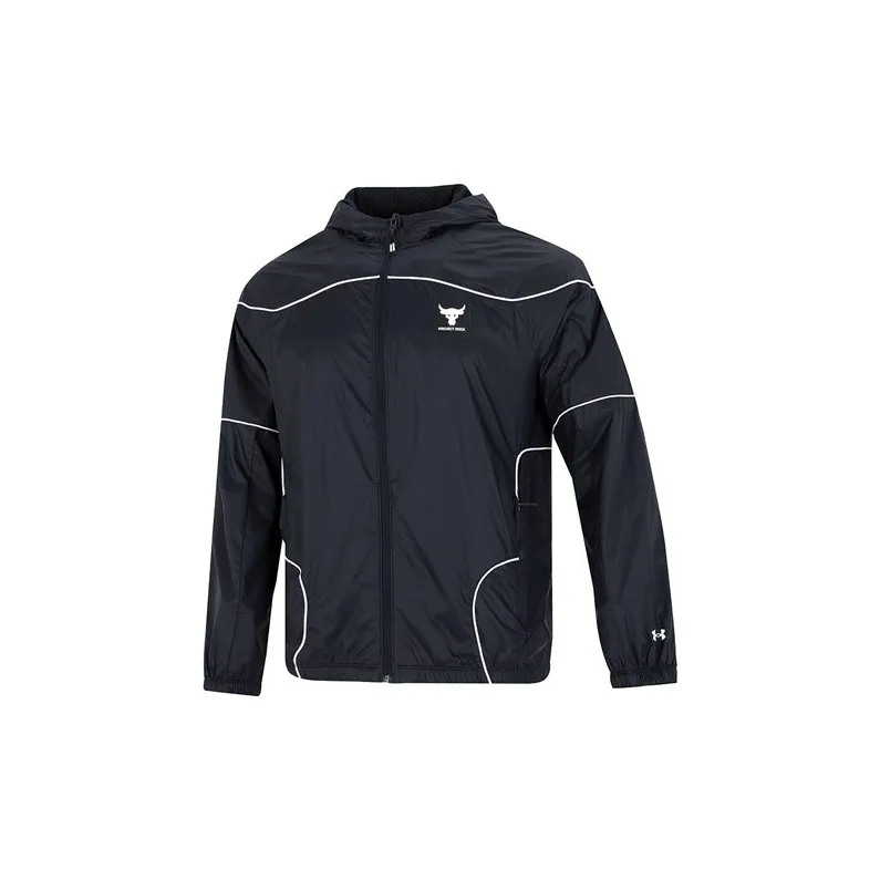 Under Armour Johnson Pjt Rck Brahma Jkt Jackets Coats Unisex Black Comes With Necklace-1