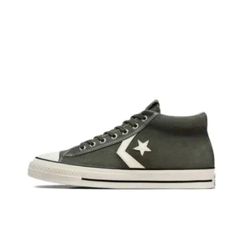 Star Player Converse 76 Suede Mid 'Cave Green'