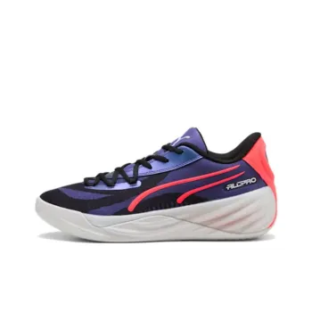 PUMA All Pro Nitro Anti Slip Wear Resistant Low Top Basketball Shoes Men's Purple