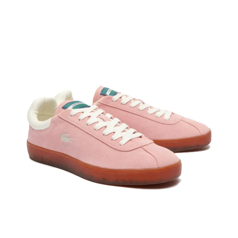 LACOSTE Low-Top Skateboard Shoes Unisex Pink-2